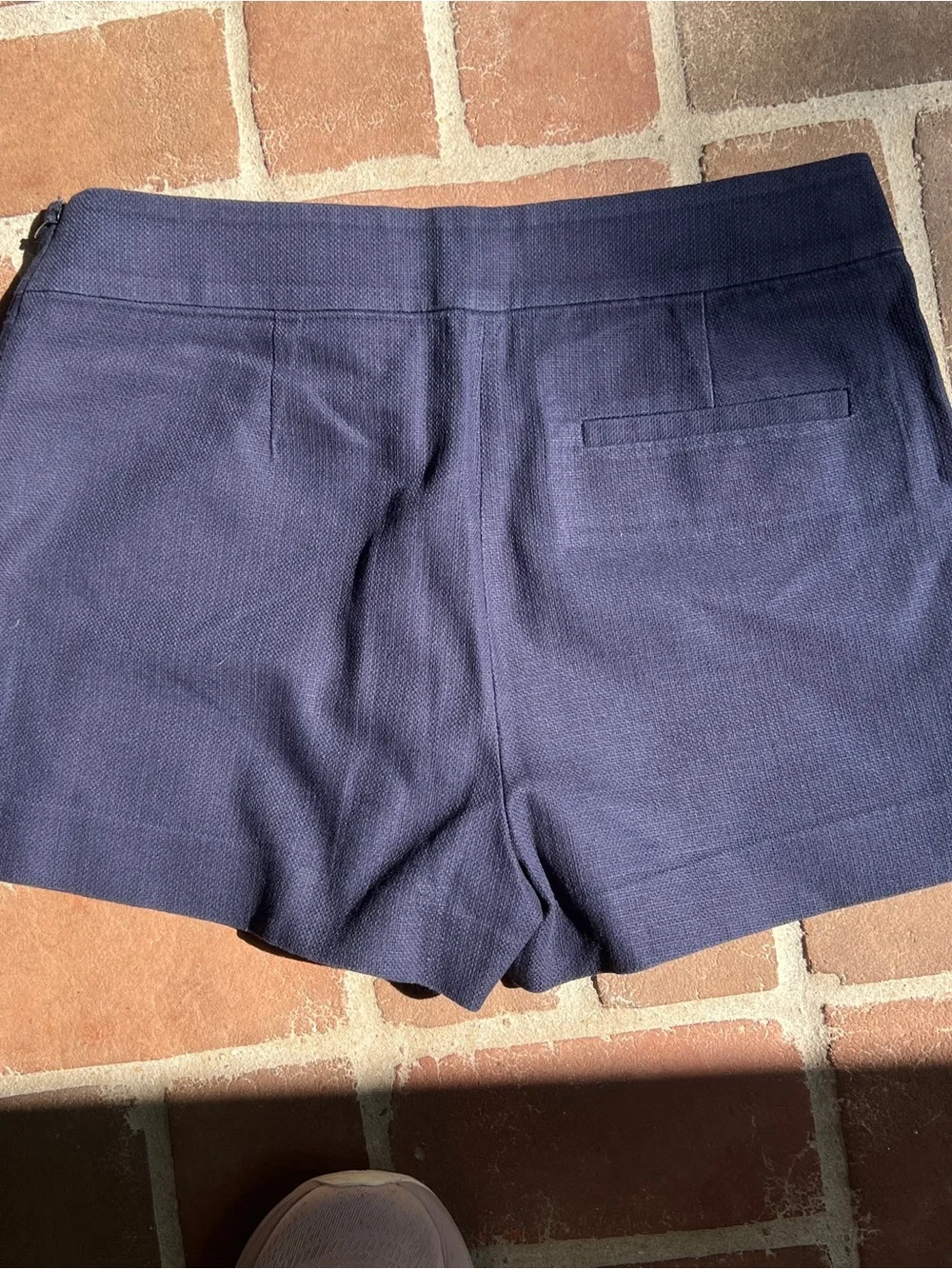 J. Crew Navy Textured Shorts